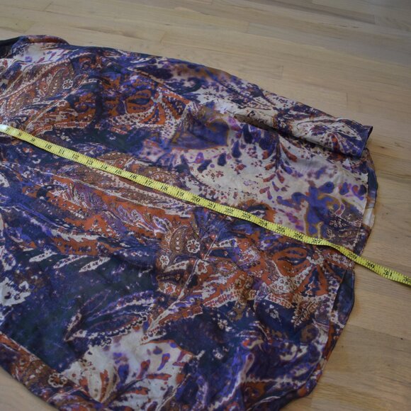 Elie Tahari Multi Color Paisley Long Sleeve Top - Picture 10 of 10